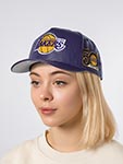 Бейсболка MITCHELL NESS арт. HP11978-LALPURP Los Angeles Lakers NBA (purple)